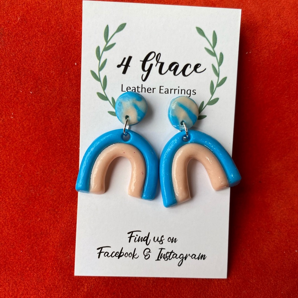 Clay earrings